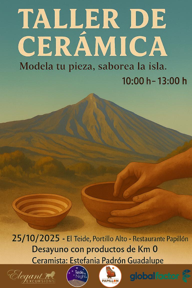 taller cerámica - modela tu pieza, saborea la isla
